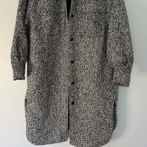 H&M Long Shacket Coat – Size Small - Picture 7 of 7